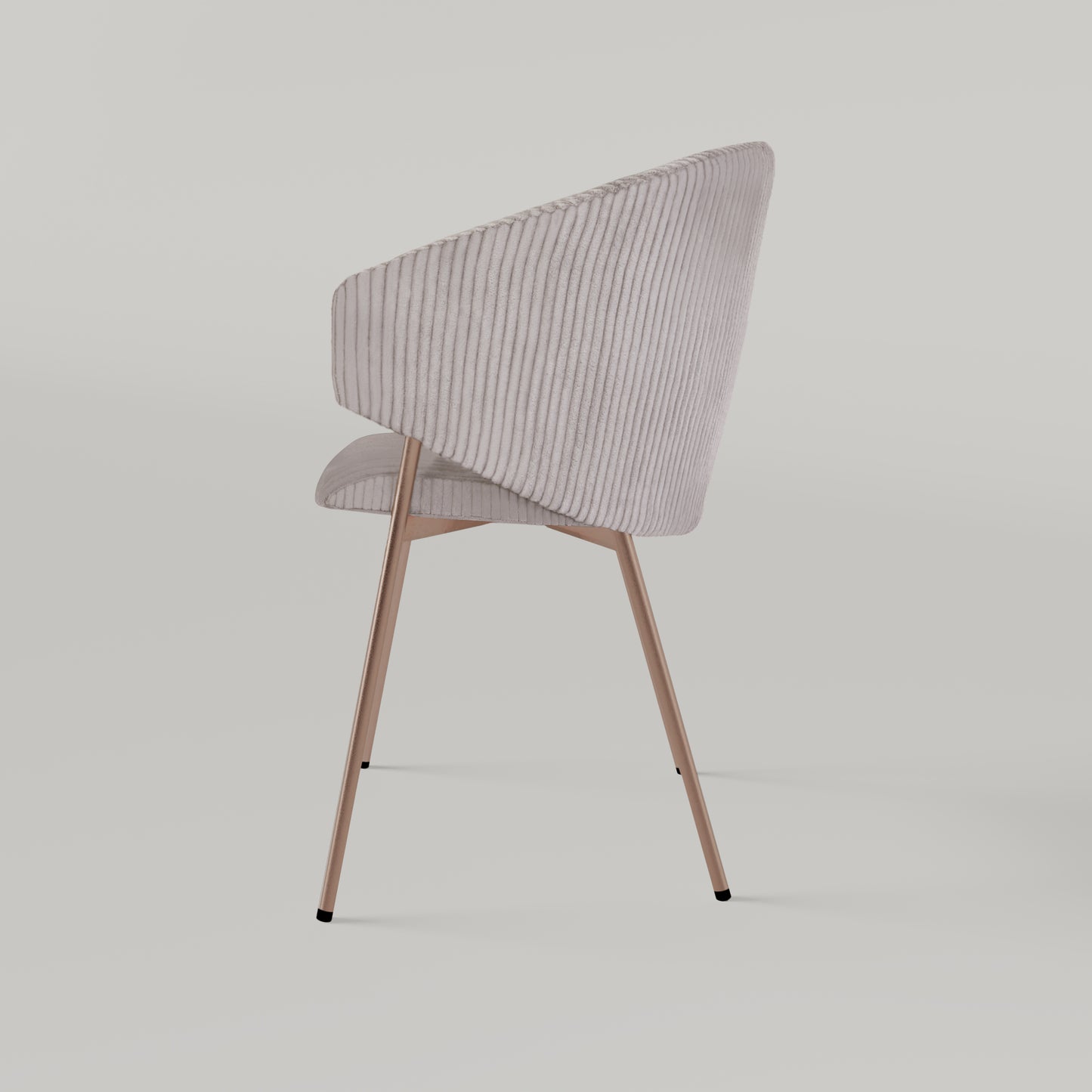 Krzesło Throne Cord Copper - Beżowe