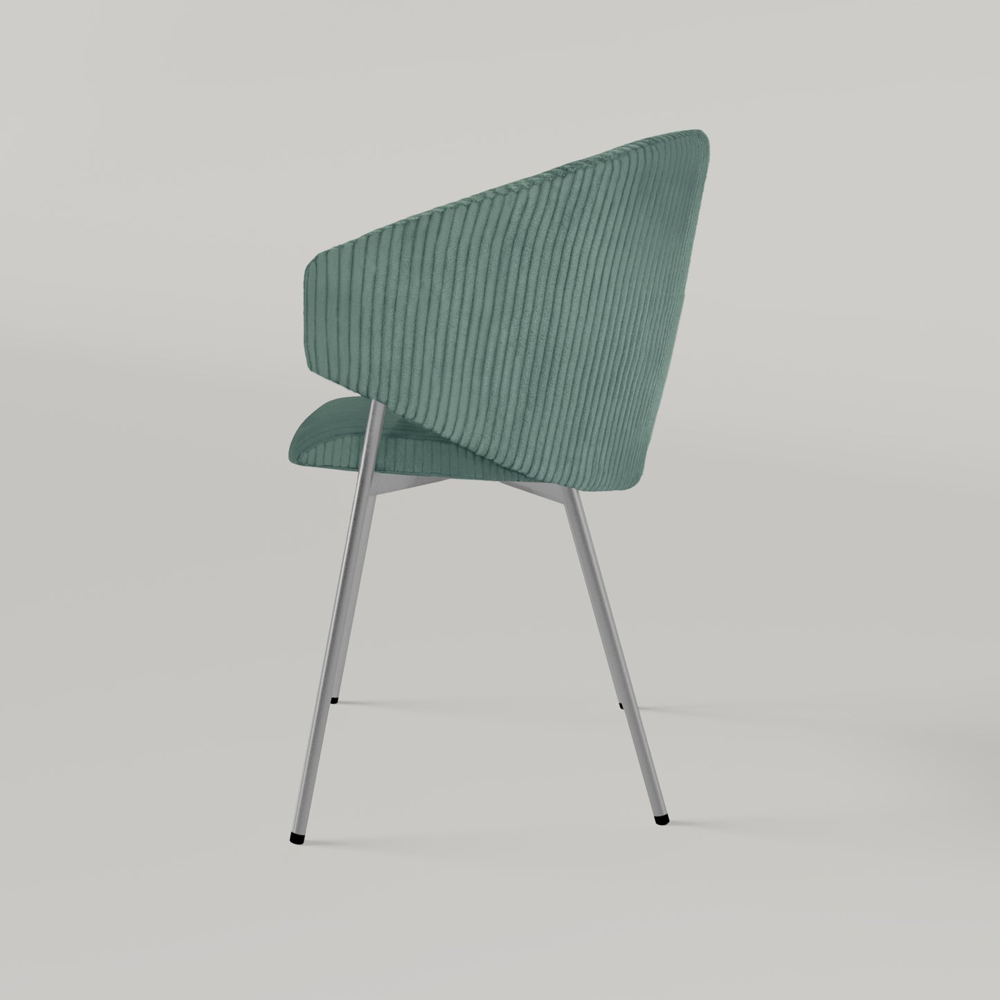 Krzesło Throne Cord Chrome - Morskie