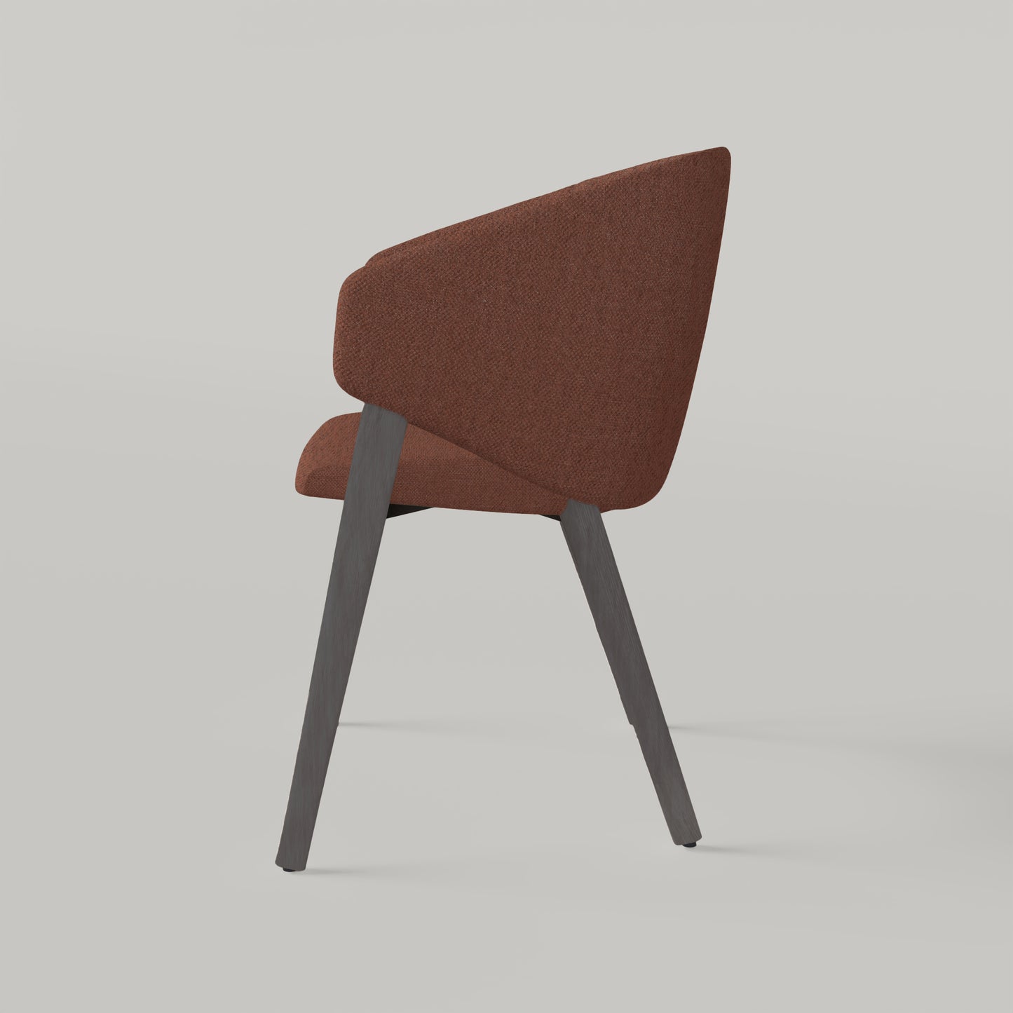 Krzesło Throne Wood - Ceglaste