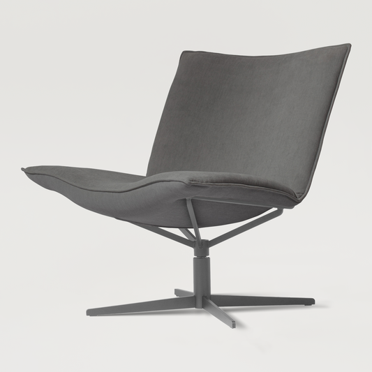 Fotel Mac.B Szara - Ciemnoszary