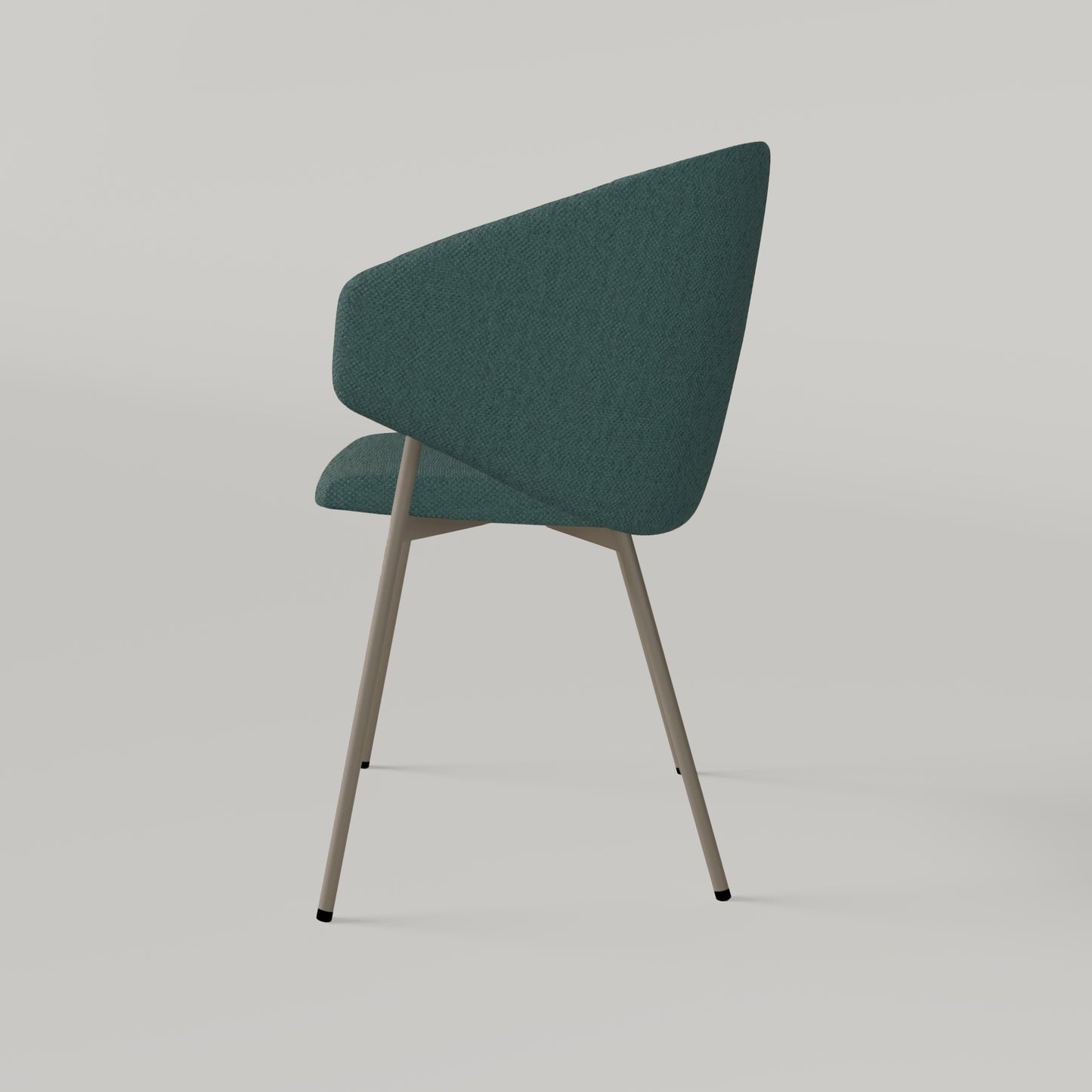 Krzesło Throne Alvaro Brązowy - Ciemny Turkus