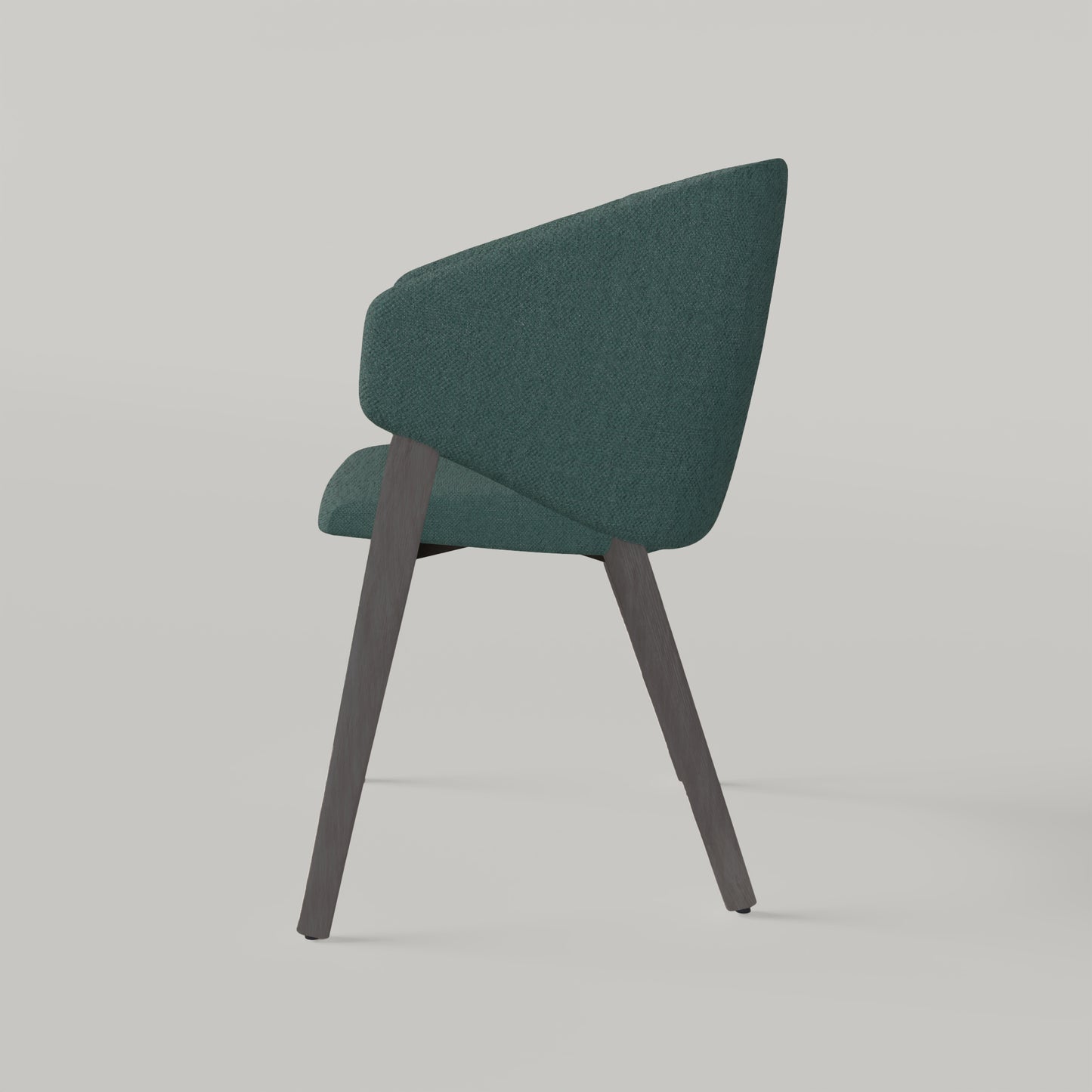 Krzesło Throne Wood - Ciemny Turkus