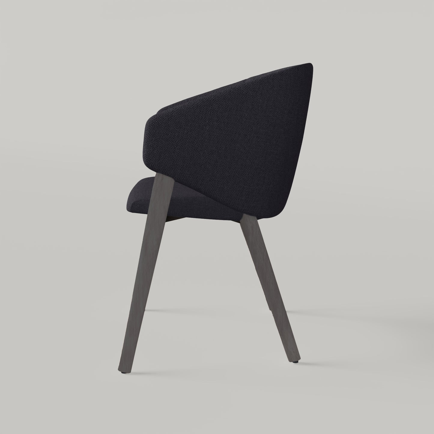 Krzesło Throne Wood - Czarne