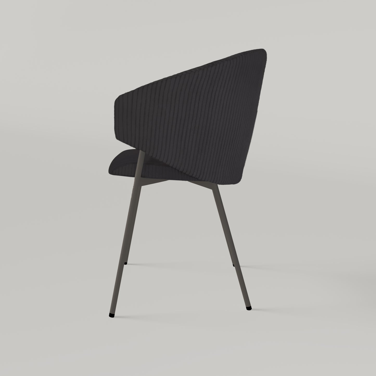 Krzesło Throne Cord - Czarne