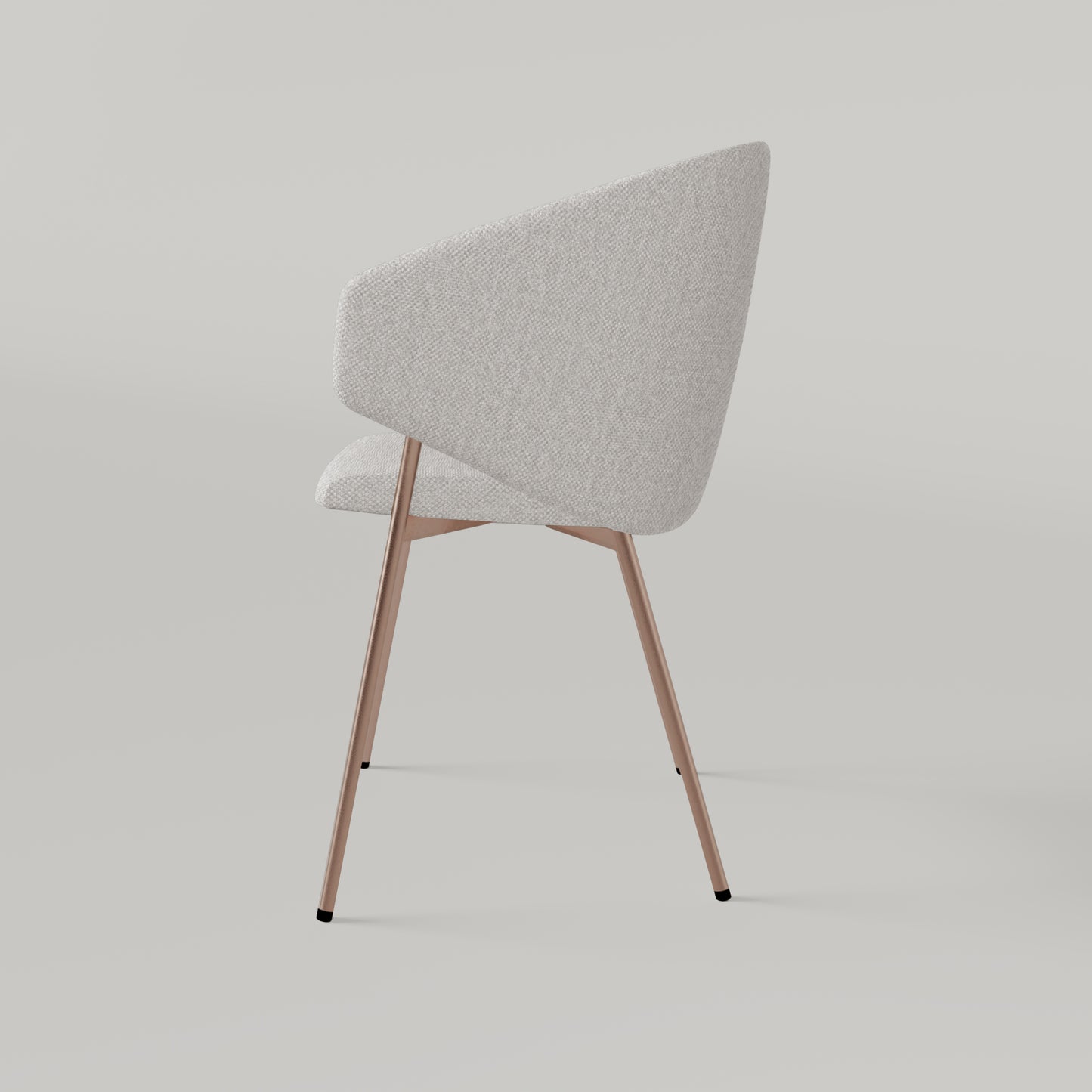 Krzesło Throne Alvaro Copper - Ecru