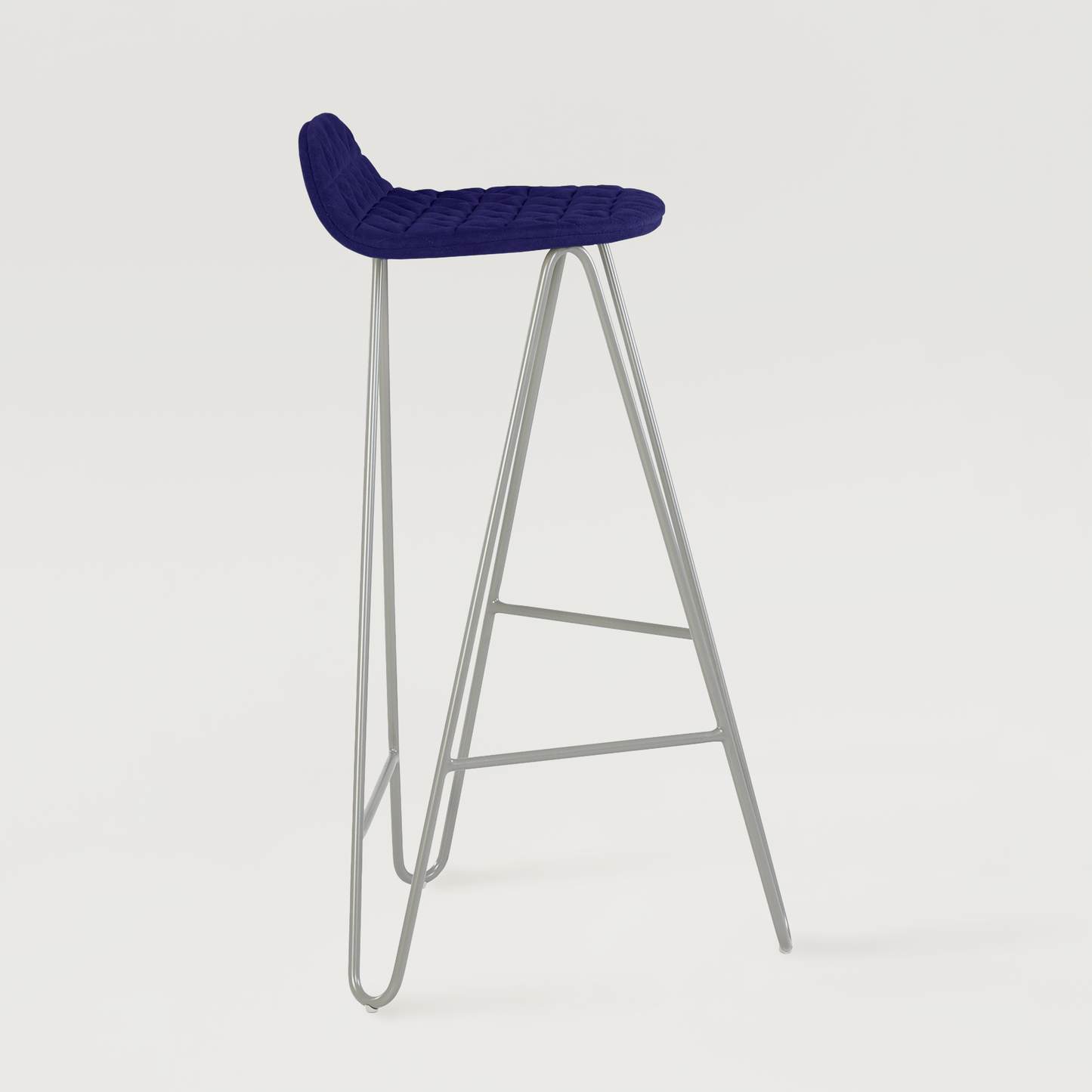 Krzesło barowe Mannequin Bar 02 High - Granatowe