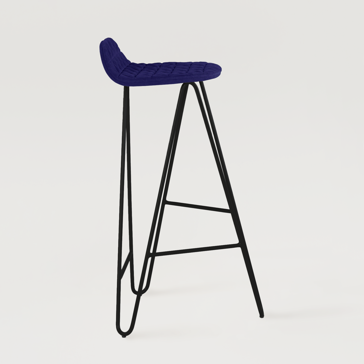 Krzesło barowe Mannequin Bar 02 High - Granatowe