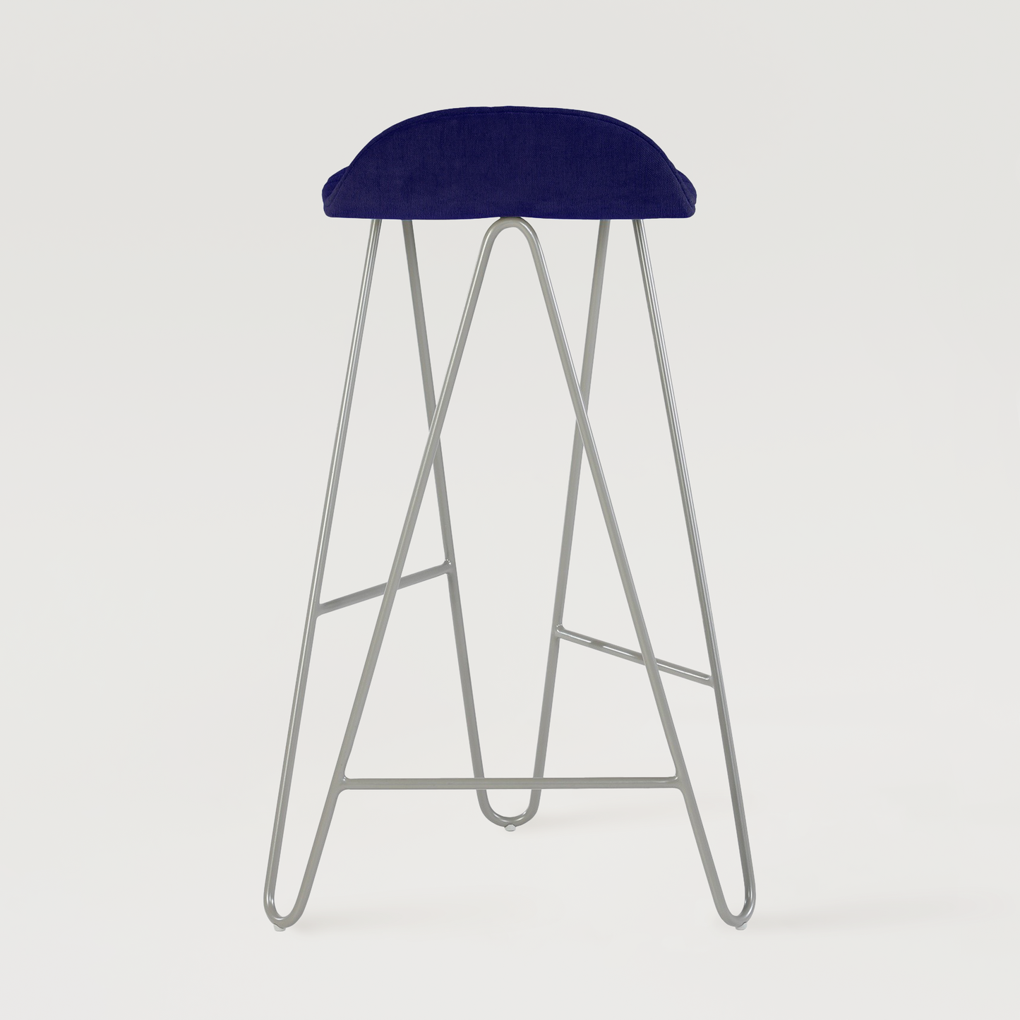 Krzesło barowe Mannequin Bar 02 High - Granatowe