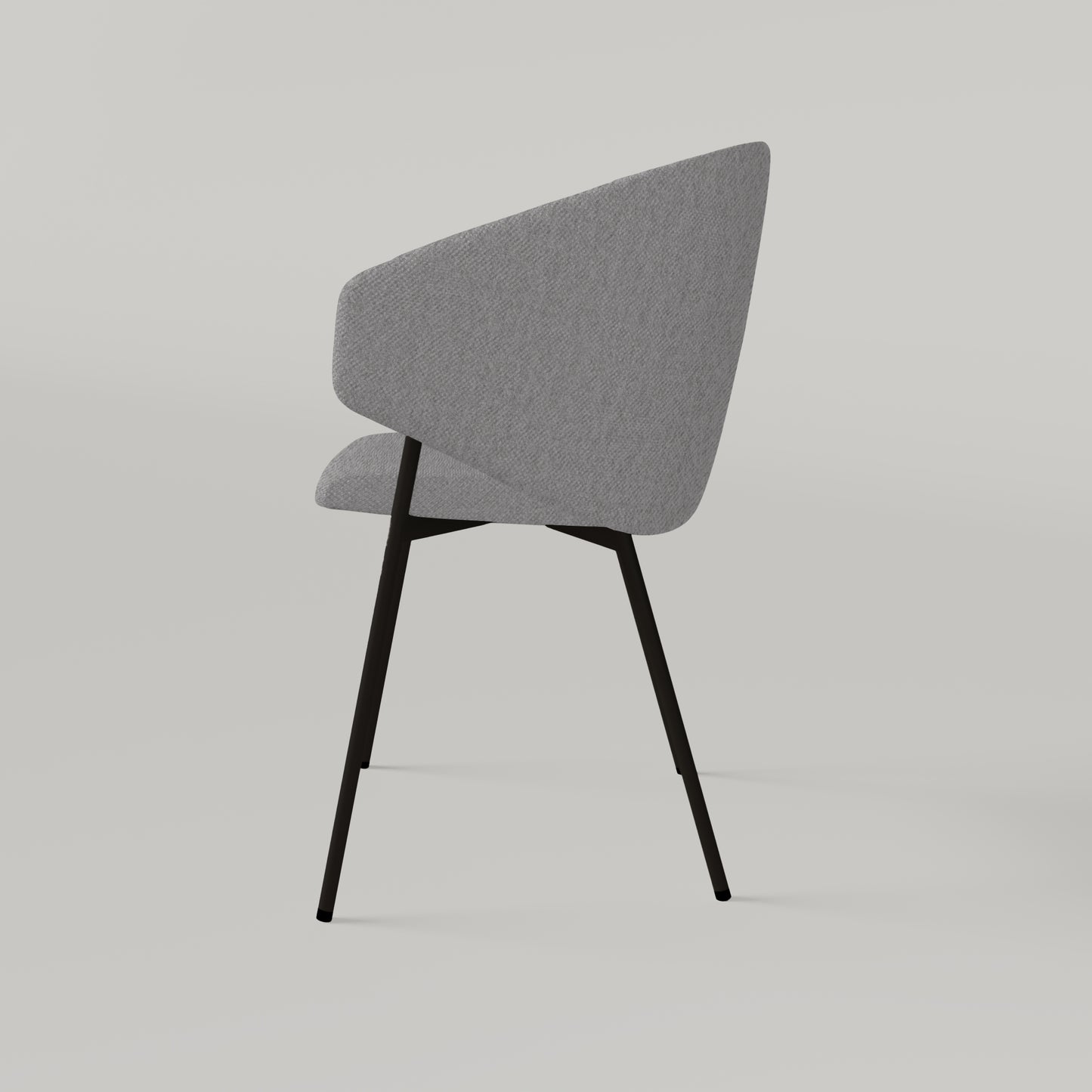 Krzesło Throne Alvaro - Jasnoszare