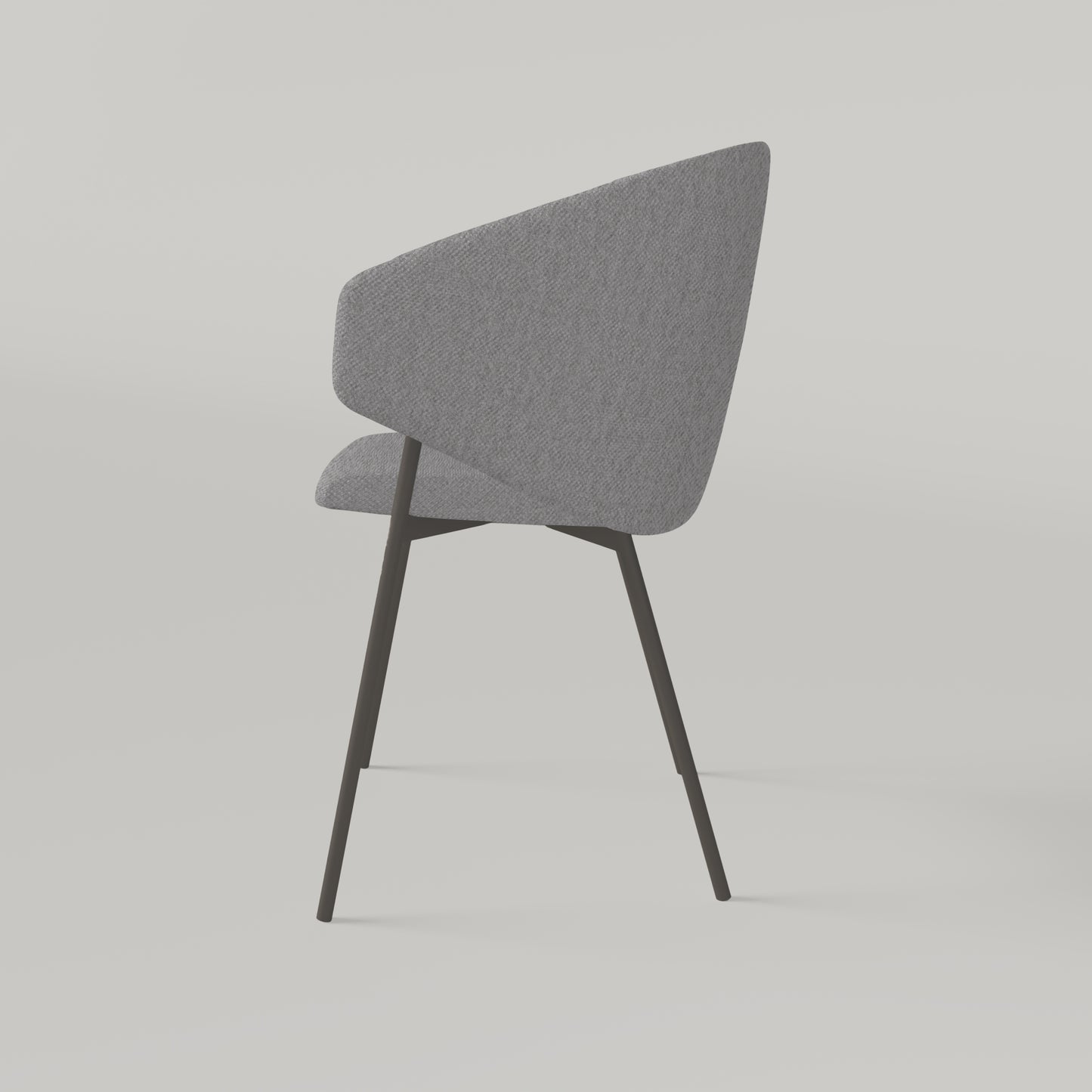 Krzesło Throne Alvaro Szary - Jasnoszare