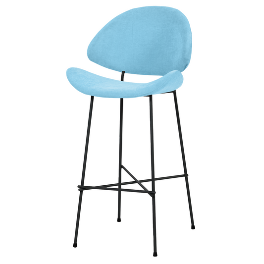 Krzesło barowe Cheri Bar Trend High - Jasnoniebieskie