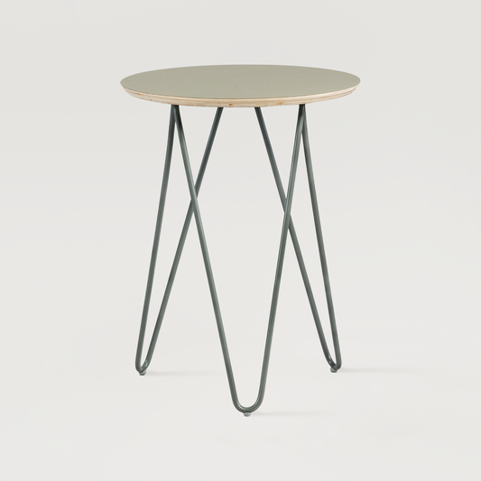 Stolik Zig-Zag R40 - Beżowy