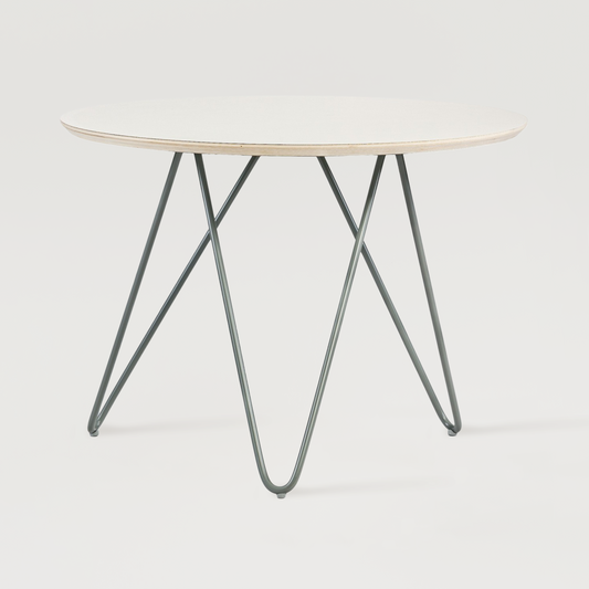 Stolik Zig-Zag R60 - Biały