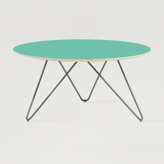 Stolik Zig-Zag R75 - Miętowy