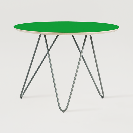 Stolik Zig-Zag R60 - Zielony