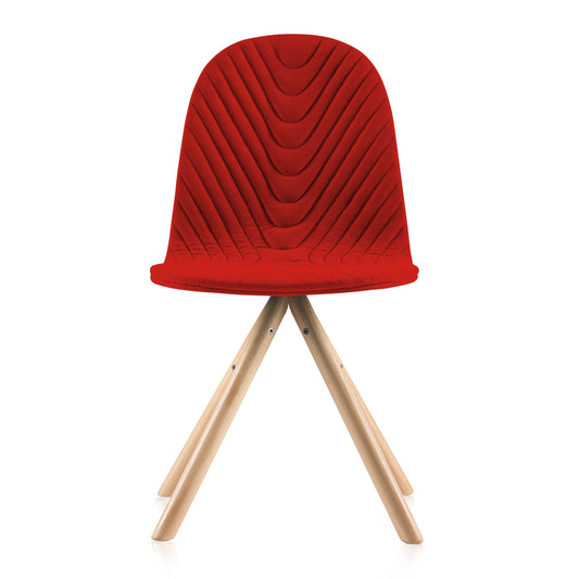 Krzesło Mannequin 01 natural - Czerwone