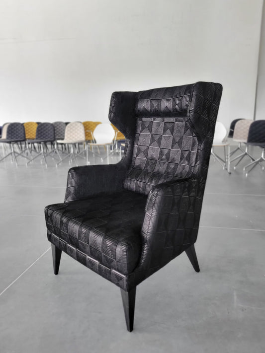 Fotel Oldschool – Czarny