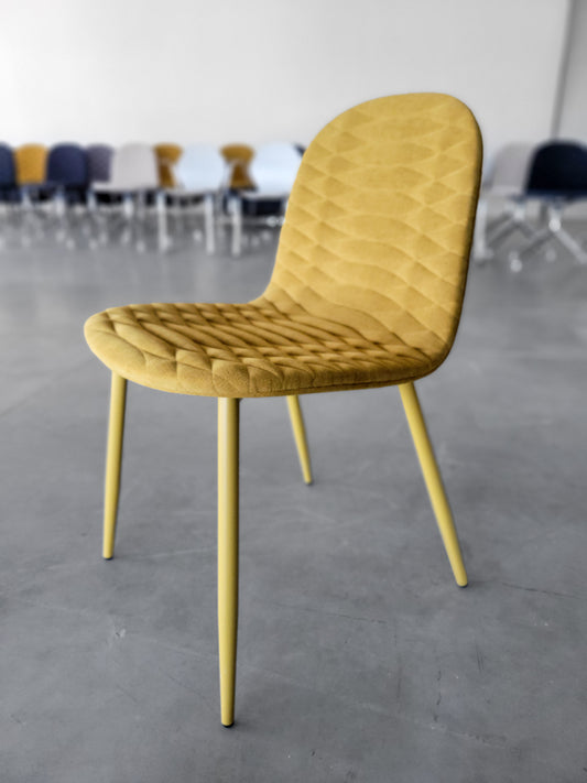 Krzesło Mannequin Pastel – Musztardowe