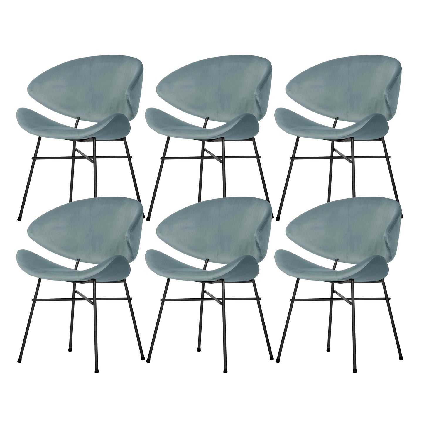 Krzesło Cheri Velours Standard - 6 sztuk