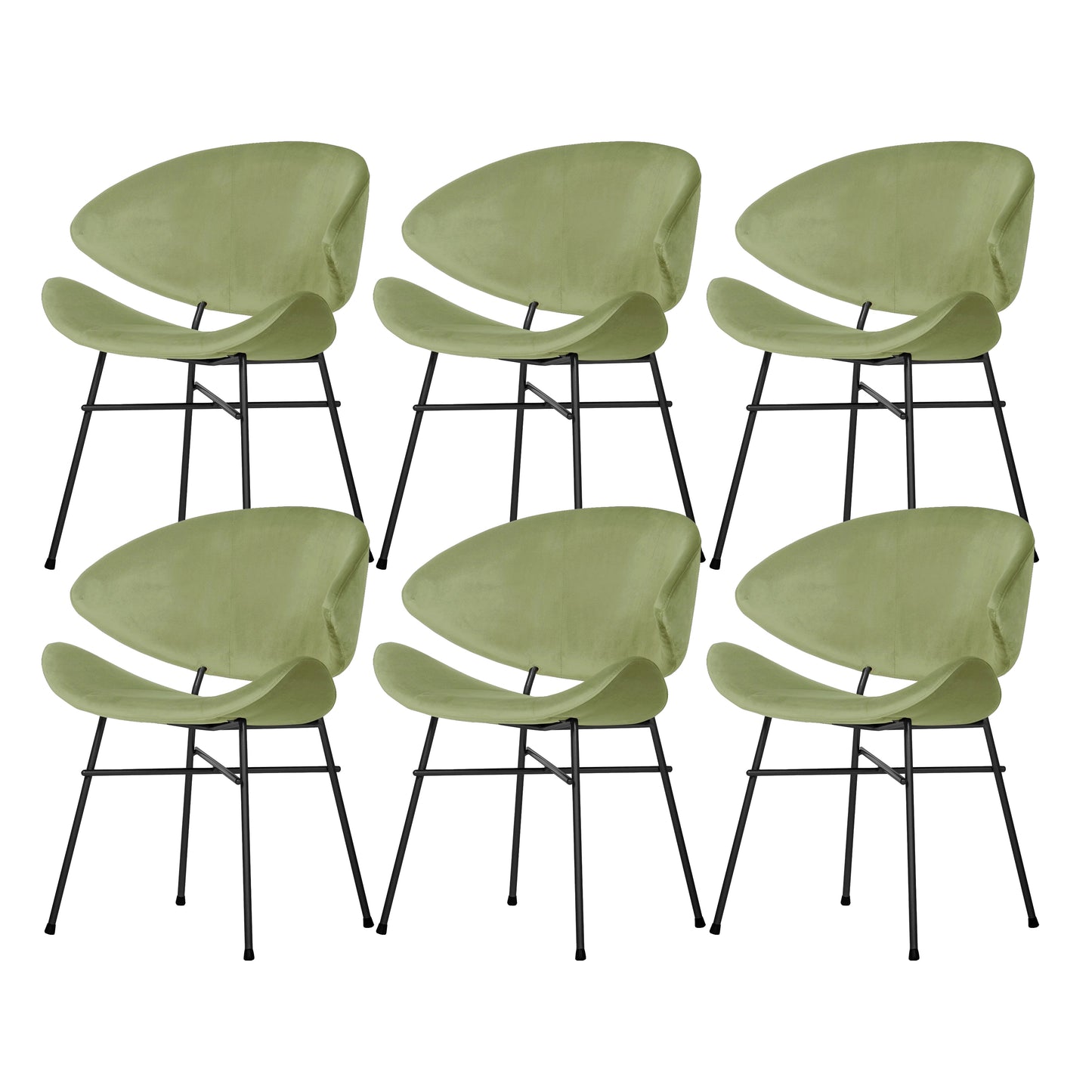 Krzesło Cheri Velours Standard - 6 sztuk