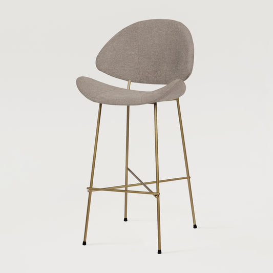 Krzesło barowe Cheri Bar Maero Copper High - Beżowe