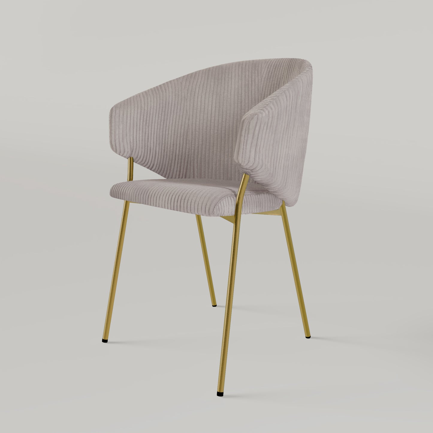 Krzesło Throne Cord Gold - Beżowe