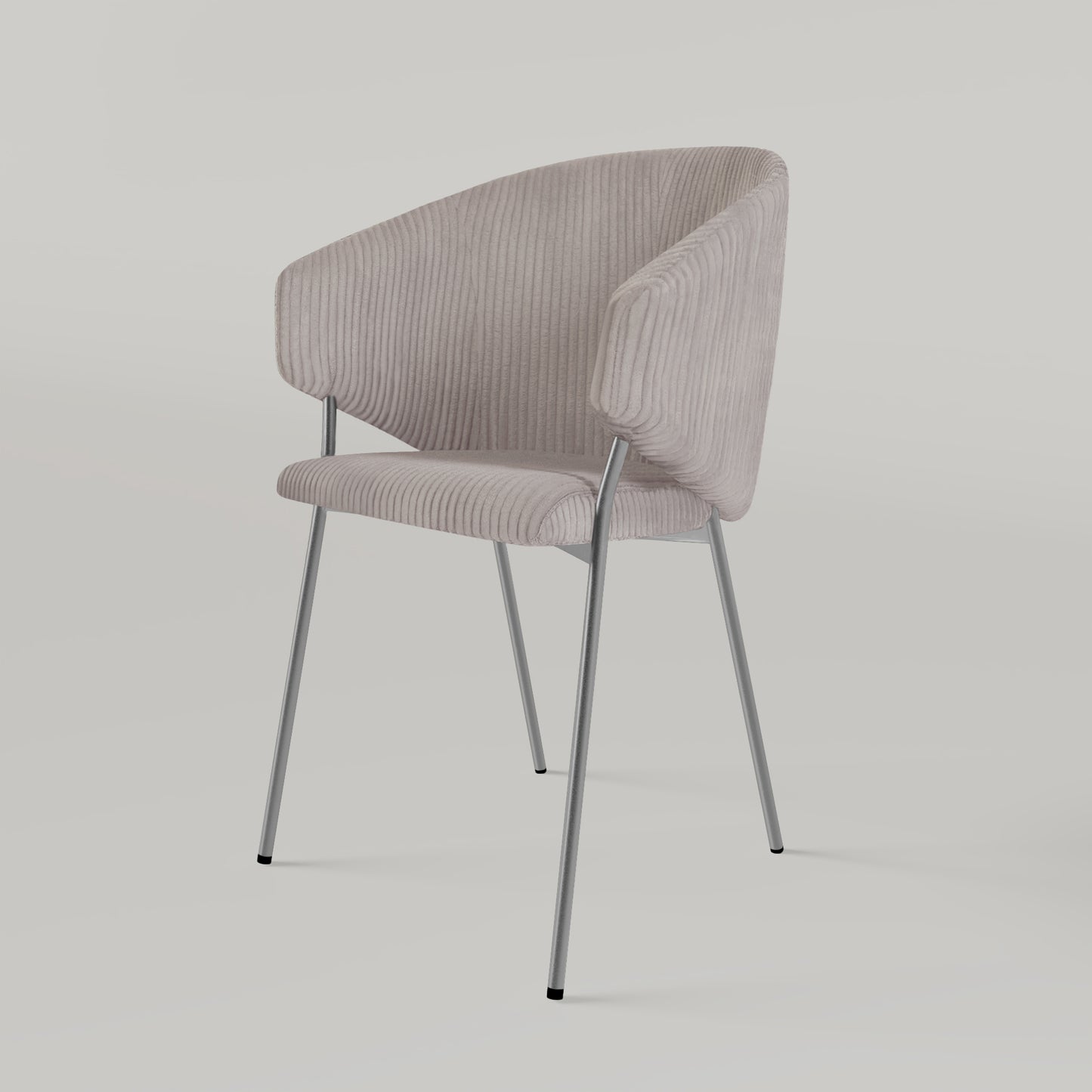 Krzesło Throne Cord Chrome - Beżowe