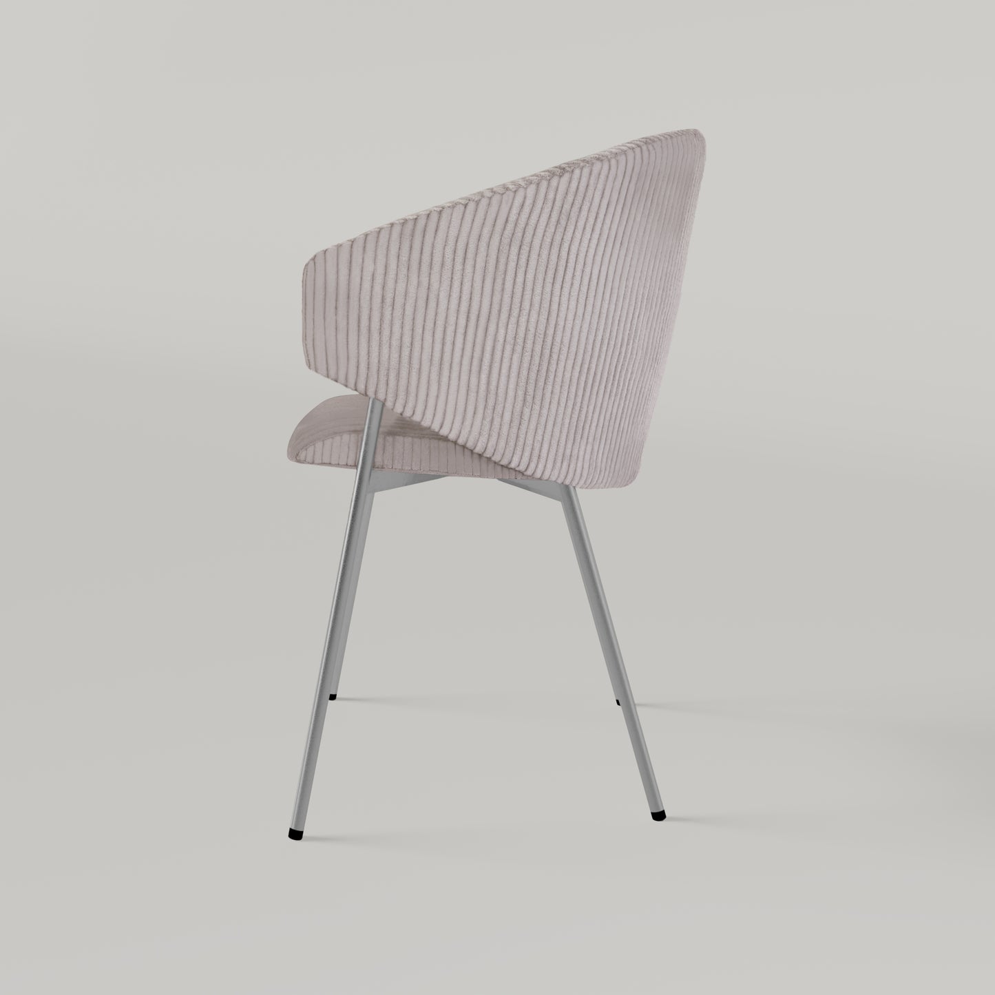 Krzesło Throne Cord Chrome - Beżowe