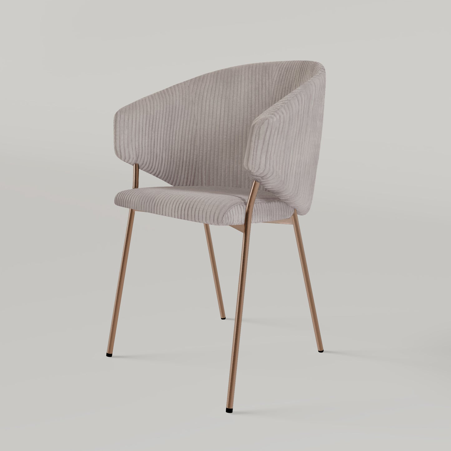 Krzesło Throne Cord Copper - Beżowe