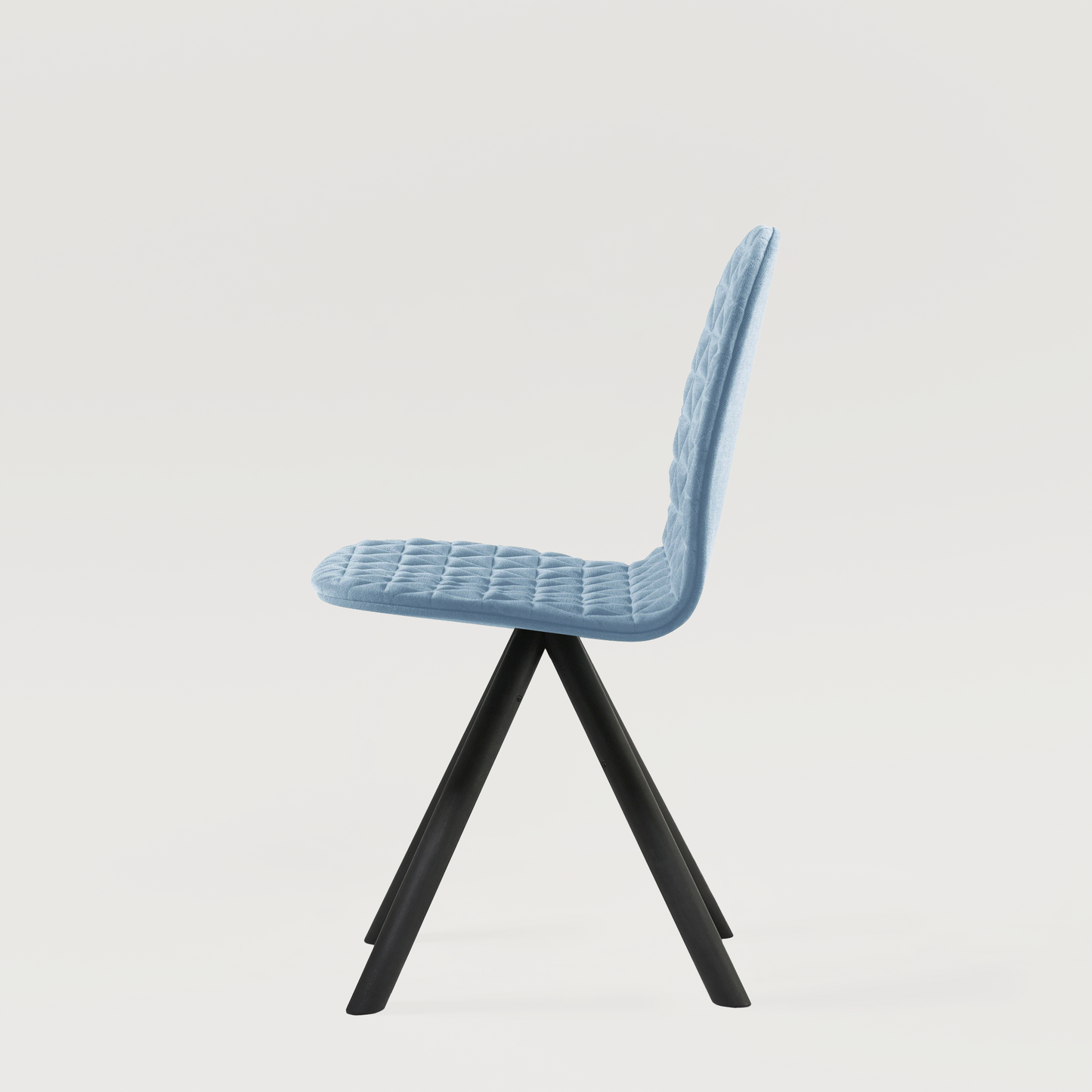 Krzesło Mannequin 01 black - Jasnoniebieskie