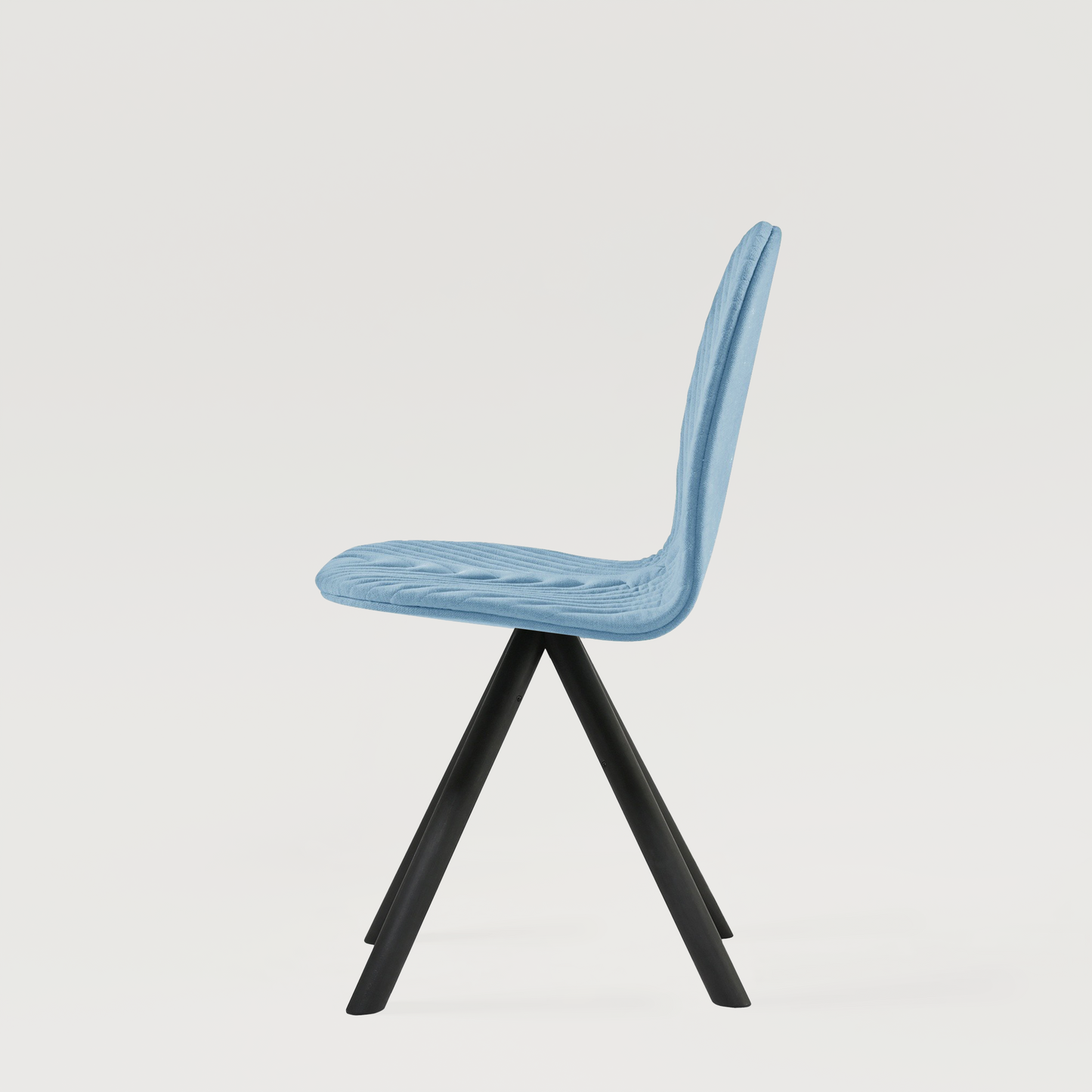 Krzesło Mannequin 01 black - Jasnoniebieskie