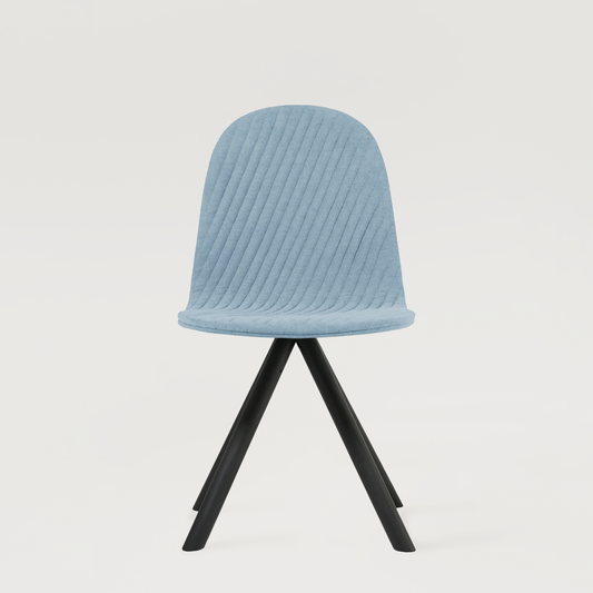 Krzesło Mannequin 01 black - Jasnoniebieskie