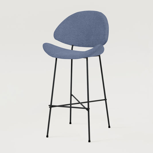 Krzesło barowe Cheri Bar Maero High - Niebieski Jeans