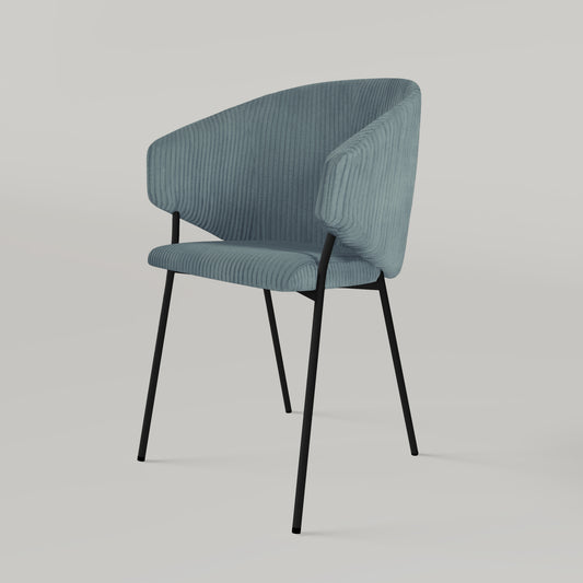 Krzesło Throne Cord - Blue Jeans