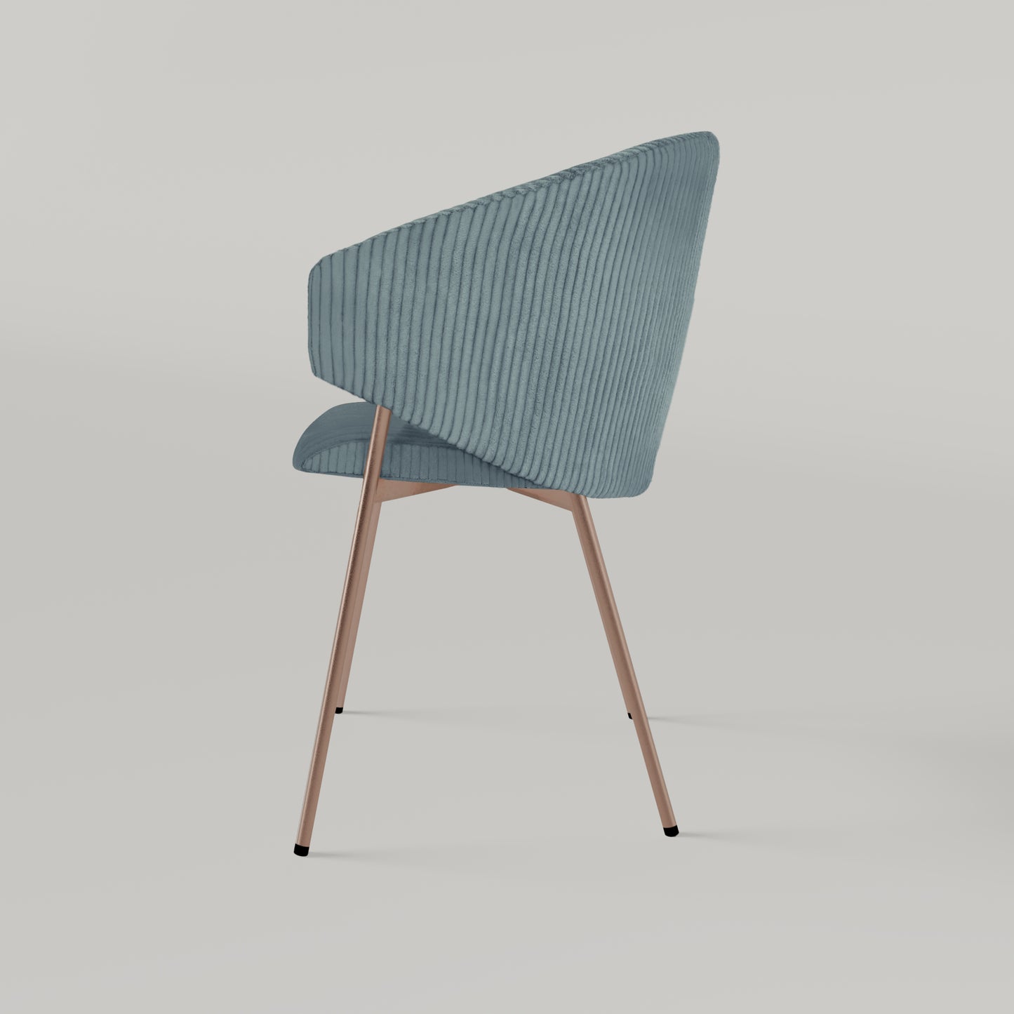 Krzesło Throne Cord Copper - Blue Jeans