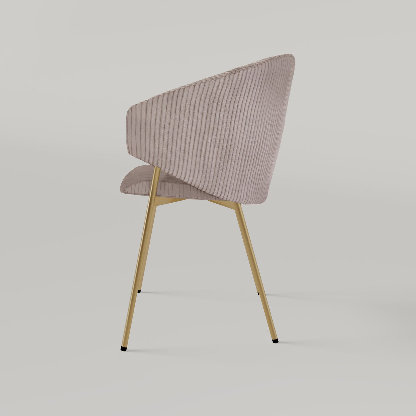 Krzesło Throne Cord Gold - Brązowe