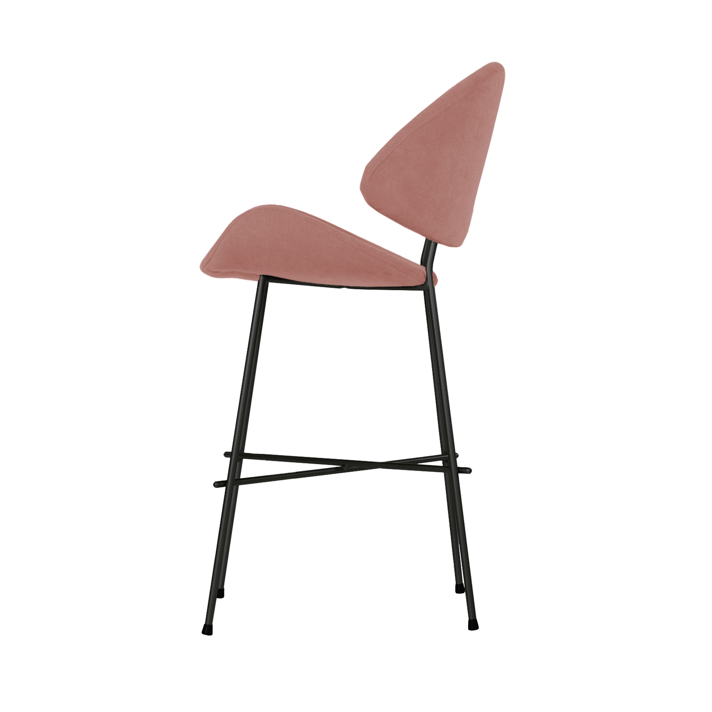 Krzesło barowe Cheri Bar Trend Low - Brudny Róż