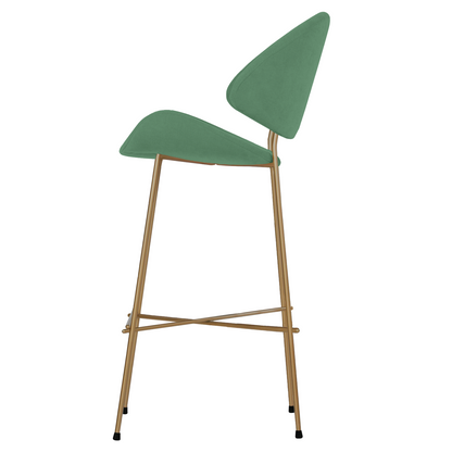 Krzesło barowe Cheri Bar Trend Copper High - Ciemnozielone