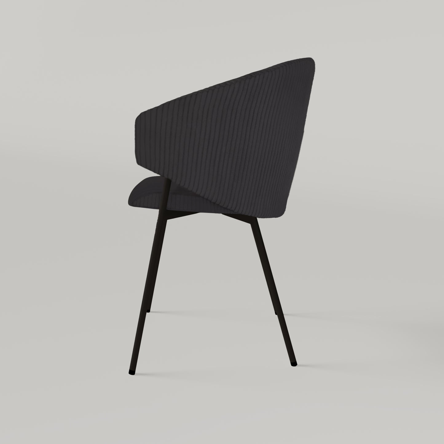 Krzesło Throne Cord - Czarne