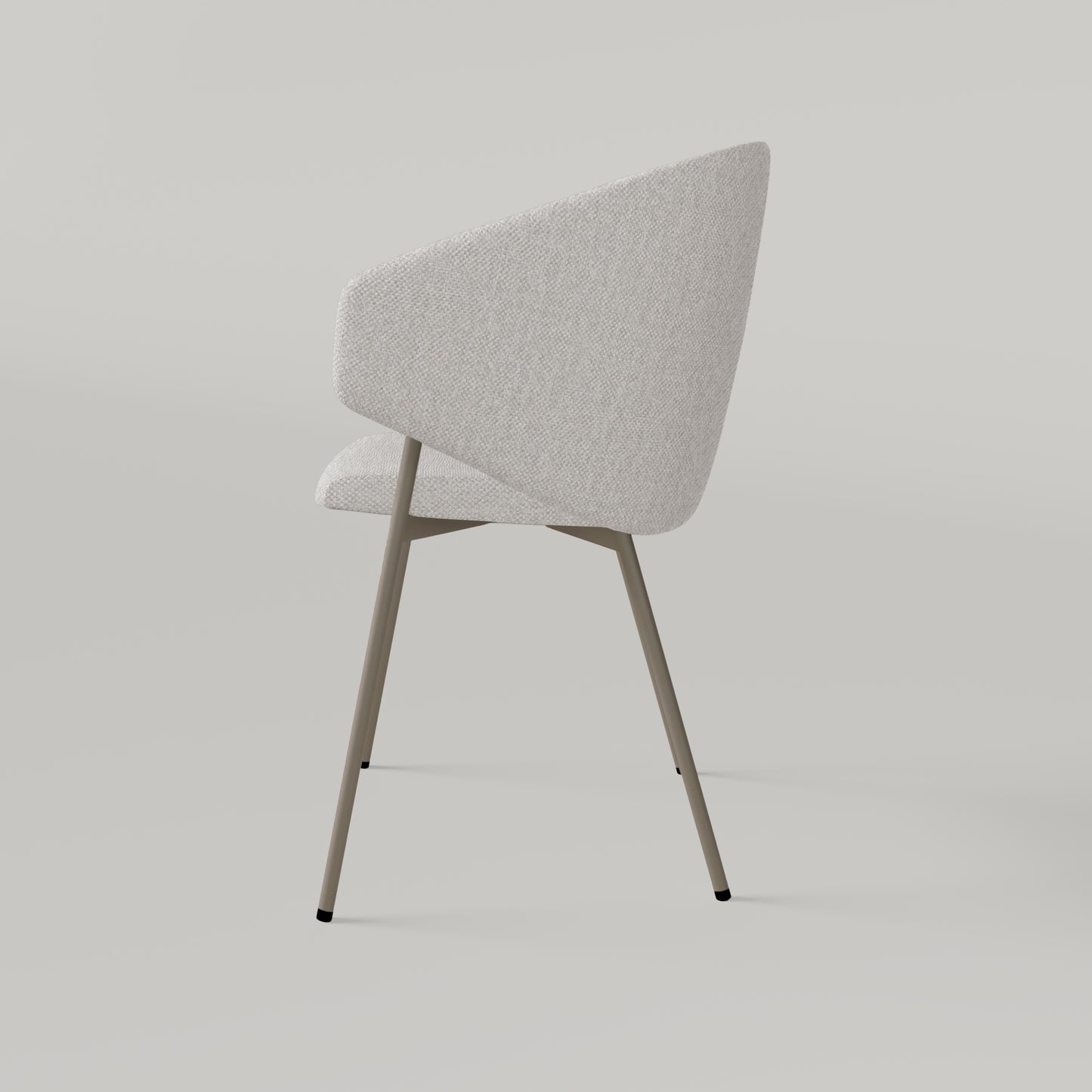 Krzesło Throne Alvaro Brązowy - Ecru