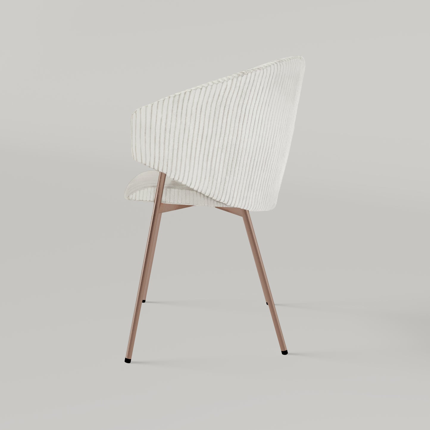 Krzesło Throne Cord Copper - Ecru