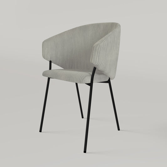 Krzesło Throne Cord - Jasnoszare