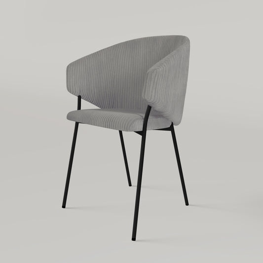 Krzesło Throne Cord - Jasnoszare