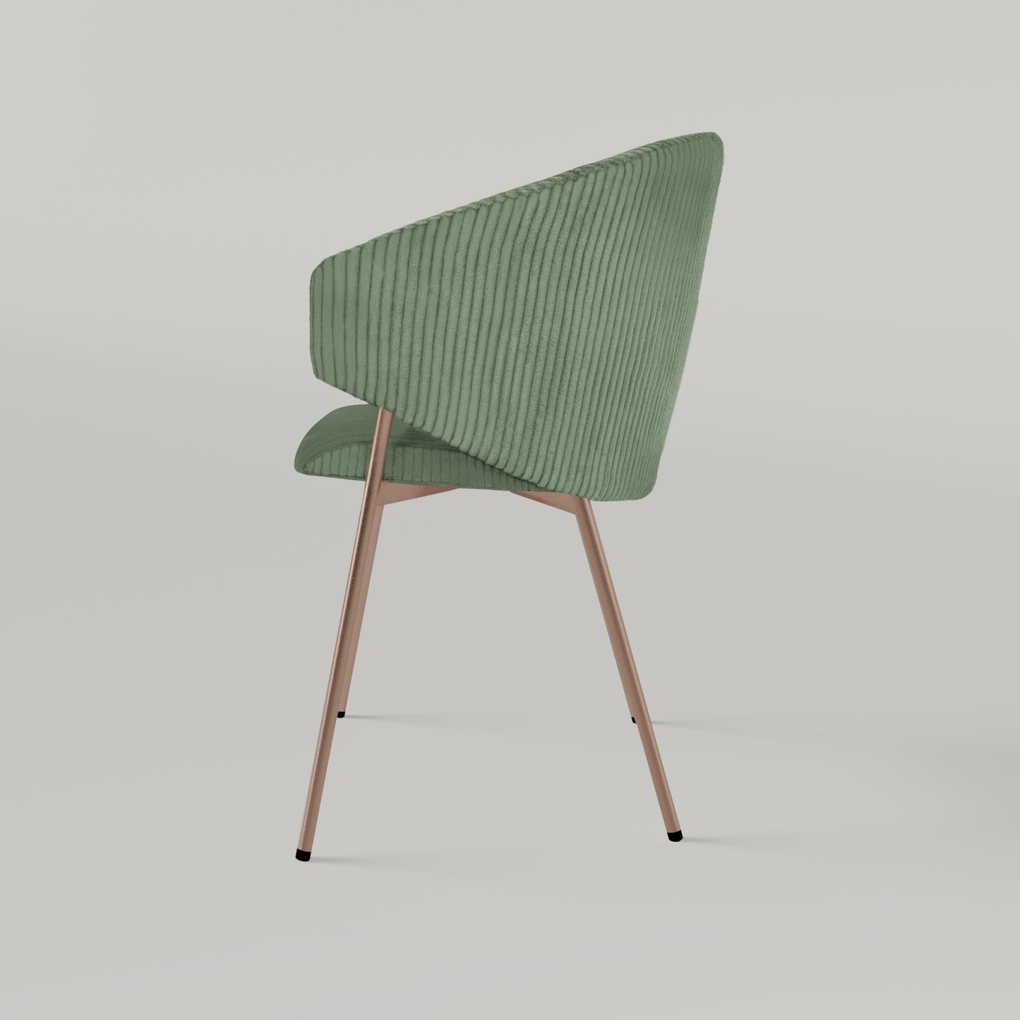 Krzesło Throne Cord Copper - Jasnozielone