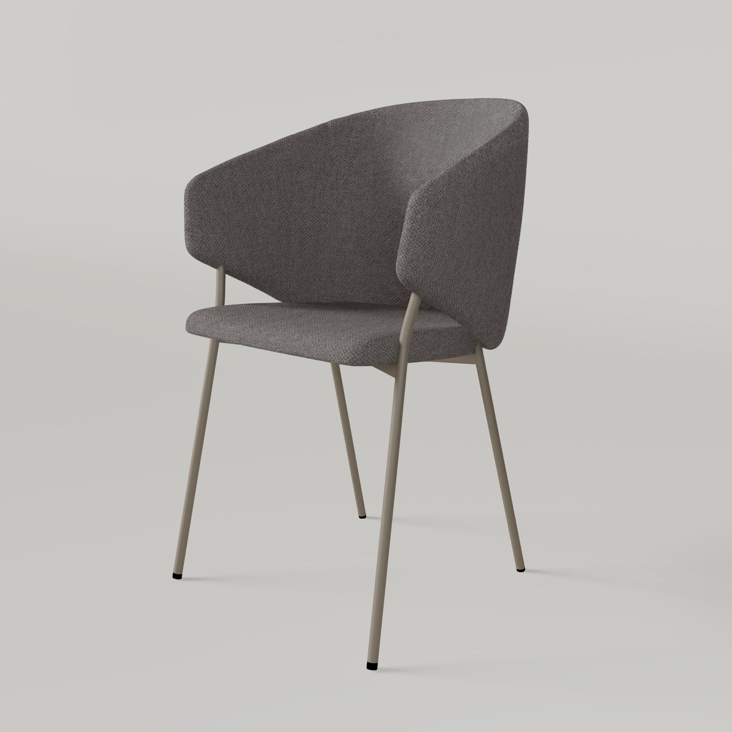 Krzesło Throne Alvaro Brązowy - Kawowe