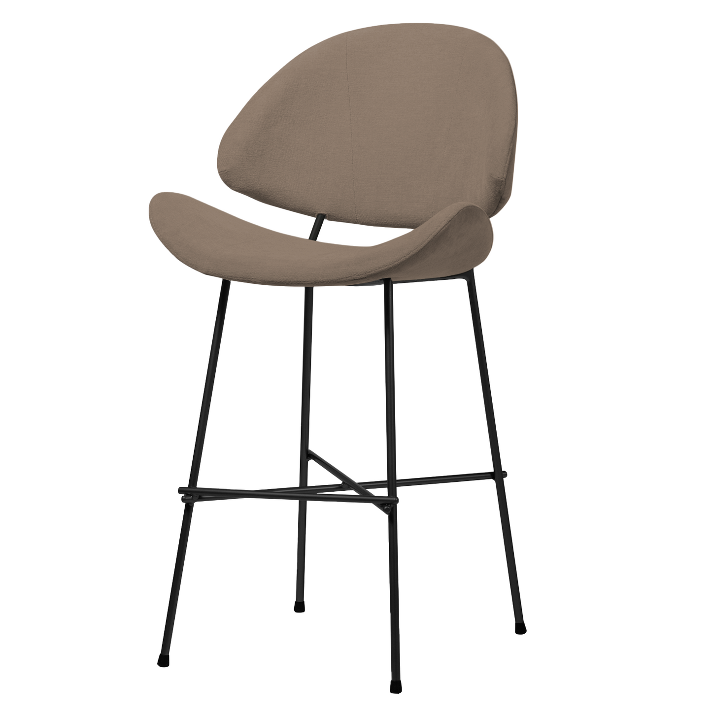 Krzesło barowe Cheri Bar Trend Low - Kawowe