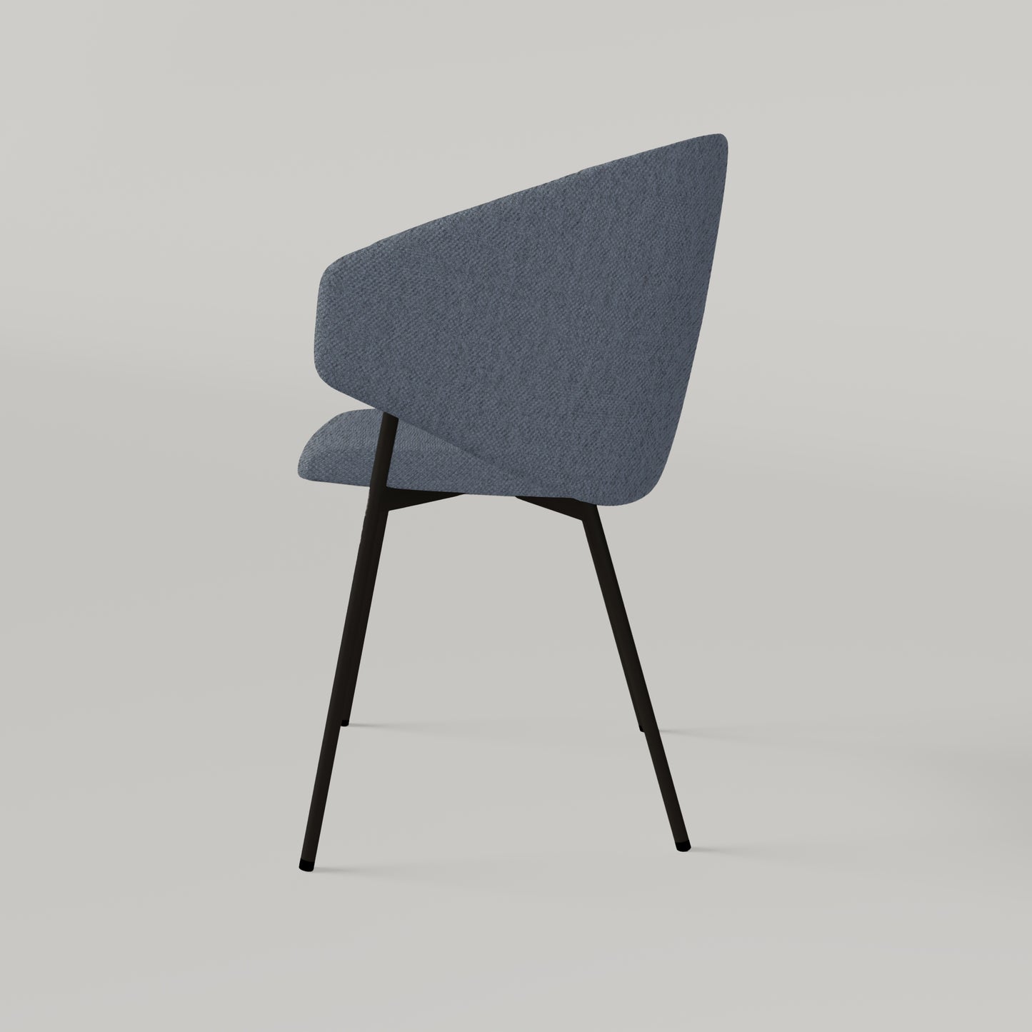 Krzesło Throne Alvaro - Niebieskie