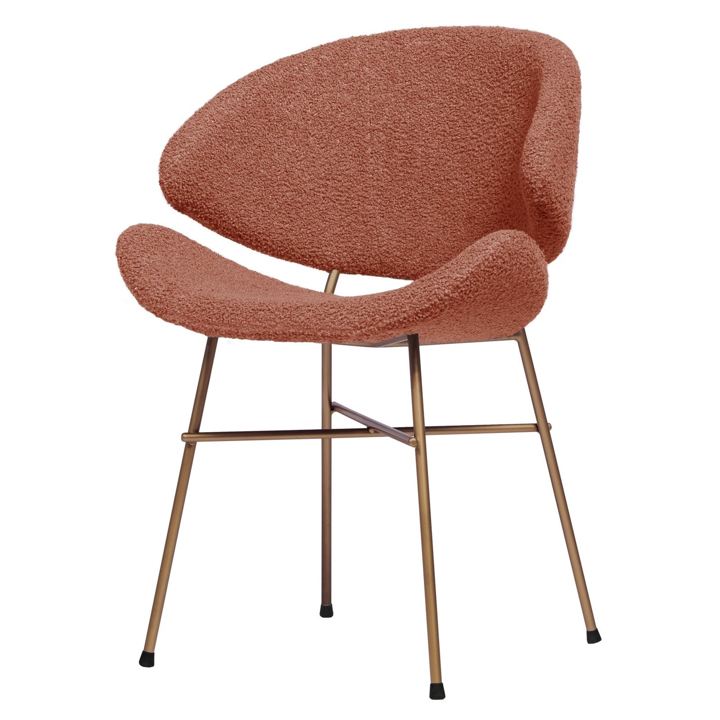 Krzesło Cheri Boucle Copper - Ceglasty