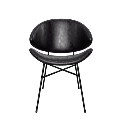 Krzesło Cheri Boucle Chrome - Ceglasty