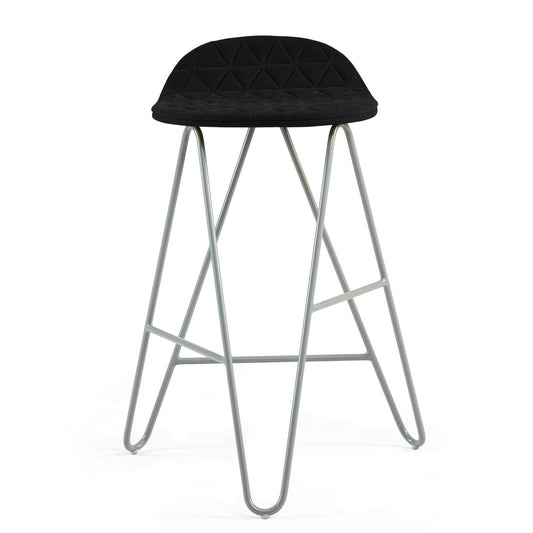 Krzesło barowe Mannequin Bar 02 Low - Czarne